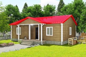 84 m² Tek Katlı Prefabrik Ev 