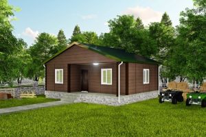 60 m² Tek Katlı Prefabrik Ev 