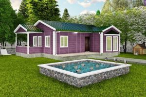 İhtimena 81 m² Tek Katlı Prefabrik Ev