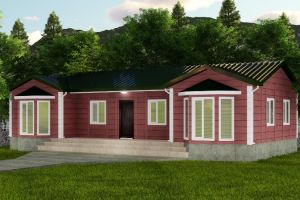 98 m² Tek Katlı Prefabrik Ev 