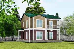 140 m² İki Katlı Prefabrik Ev